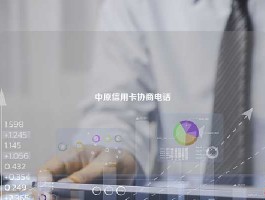 中原信用卡协商电话